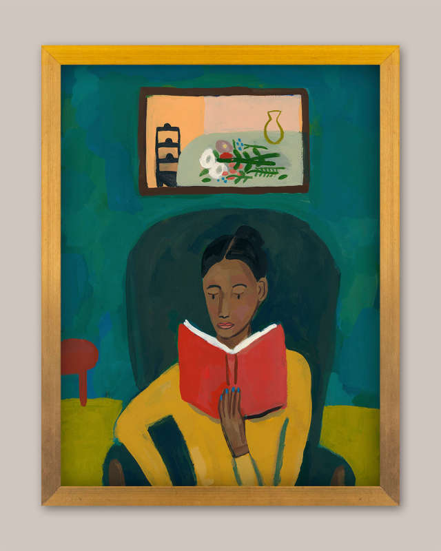 A Moment Alone' Framed Wall Art