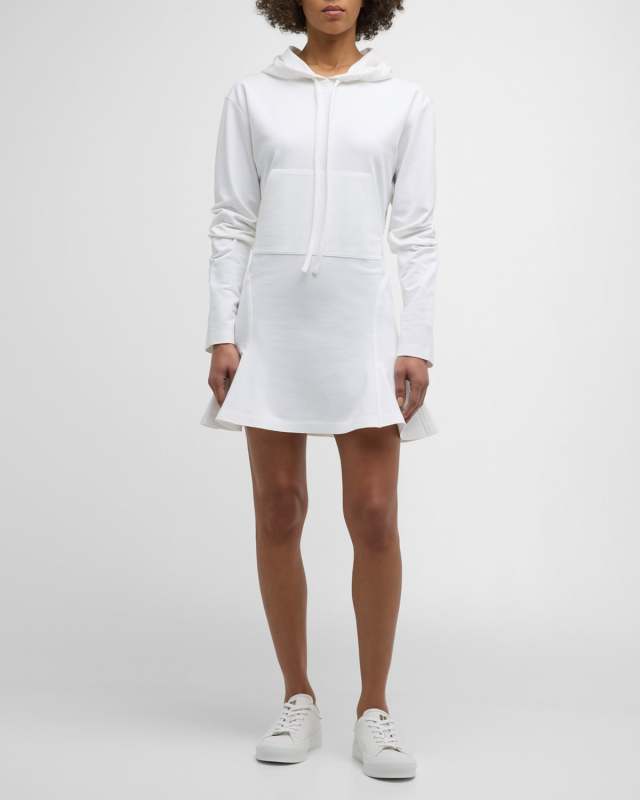 Hooded Fishtail Mini Dress