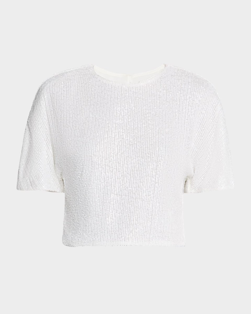 No Regrets Sequined Tee