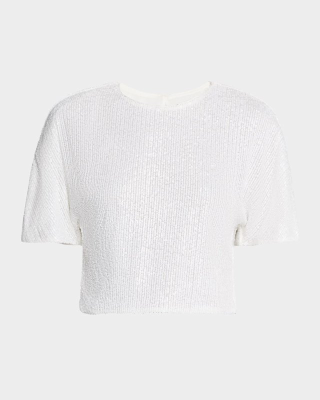No Regrets Sequined Tee