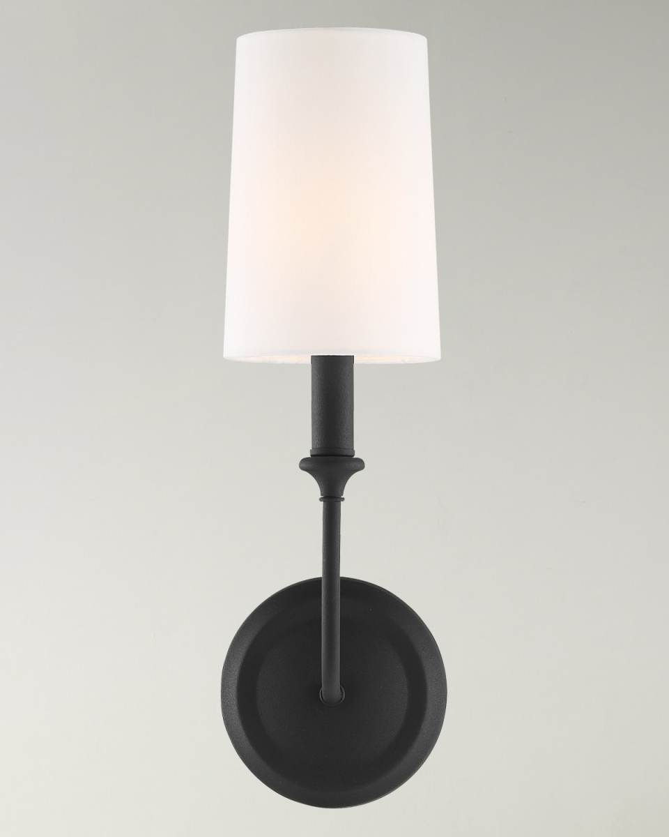 Sylvan 1-Light Black Forged Sconce