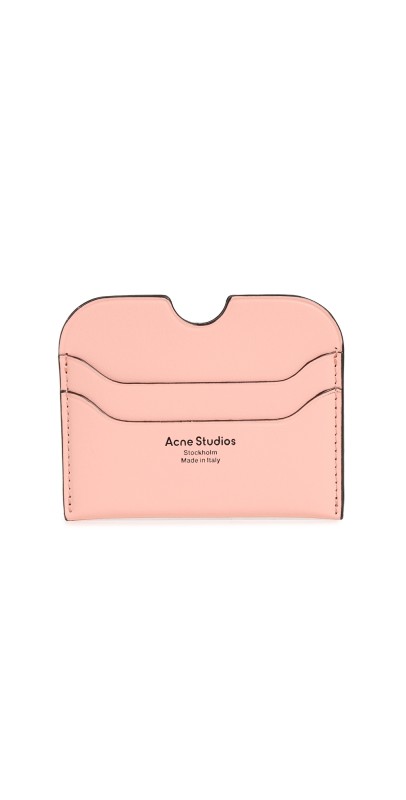 Acne Studios Card Case Wallet Salmon Pink