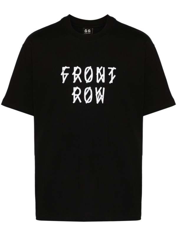 Front Row-print cotton T-shirt