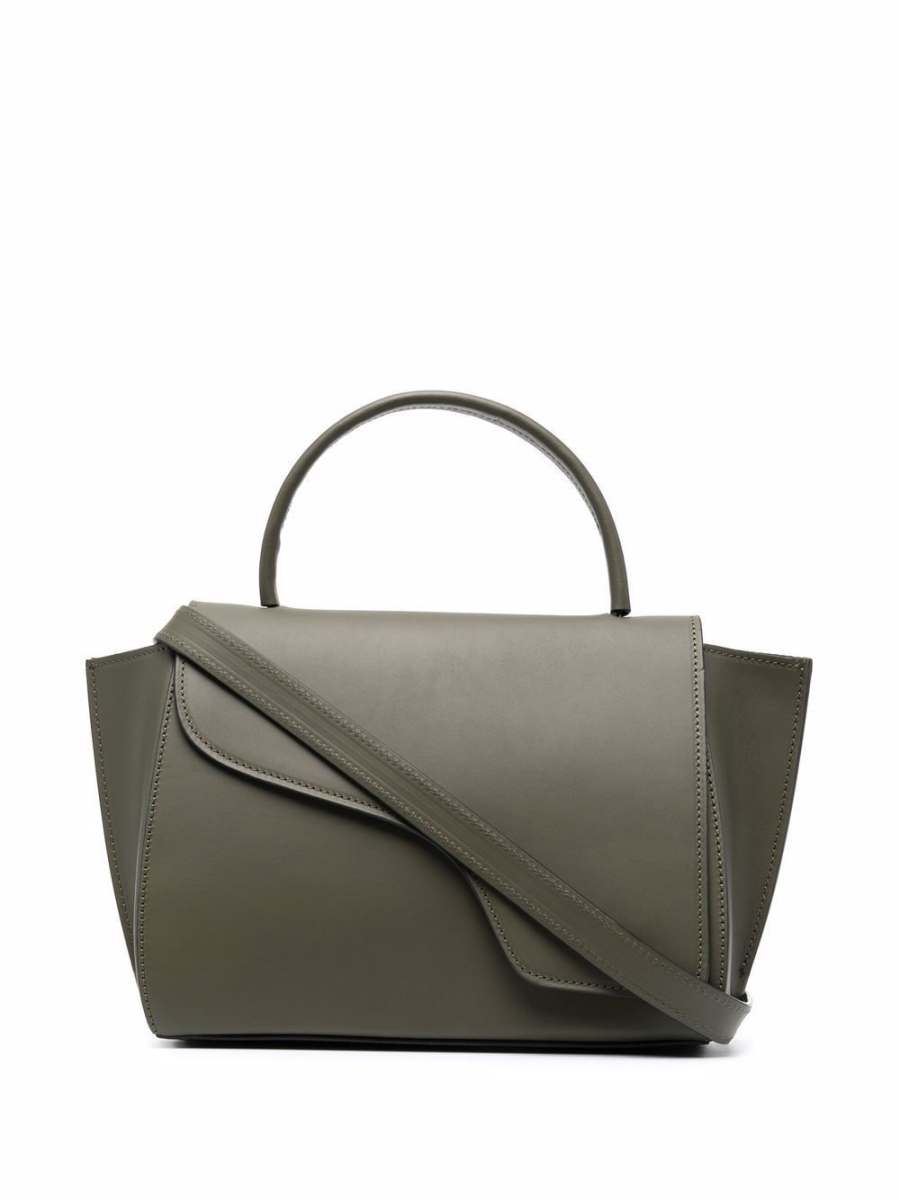 asymmetric flap tote