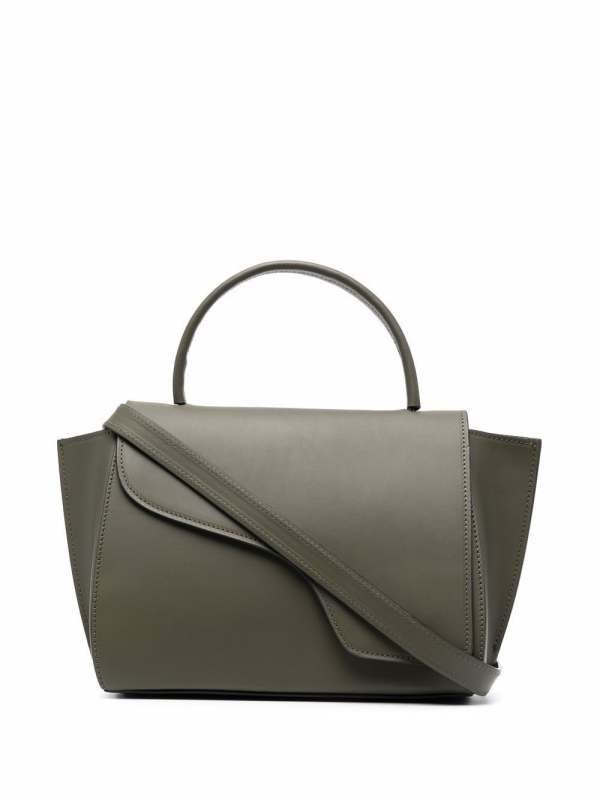 asymmetric flap tote
