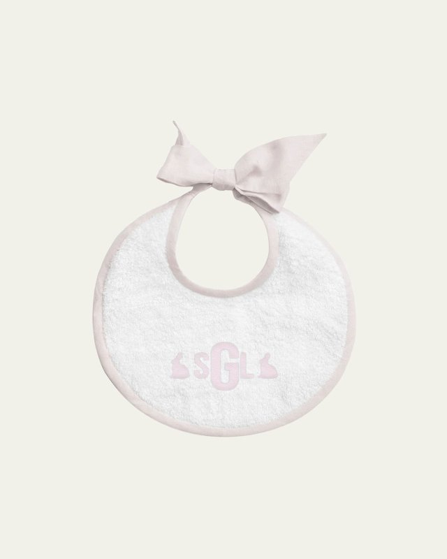 Monogram Newborn Bib