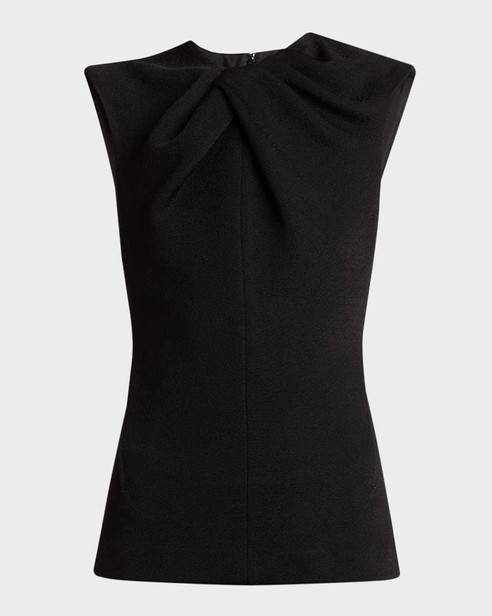 Knotted Neck Sleeveless Tank Top