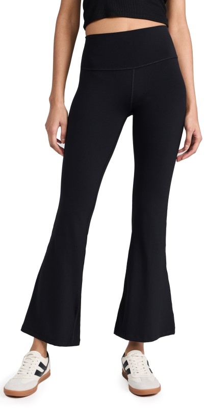 Splits59 Raquel High Waist 30" Inseam Airweight Flare Leggings Black