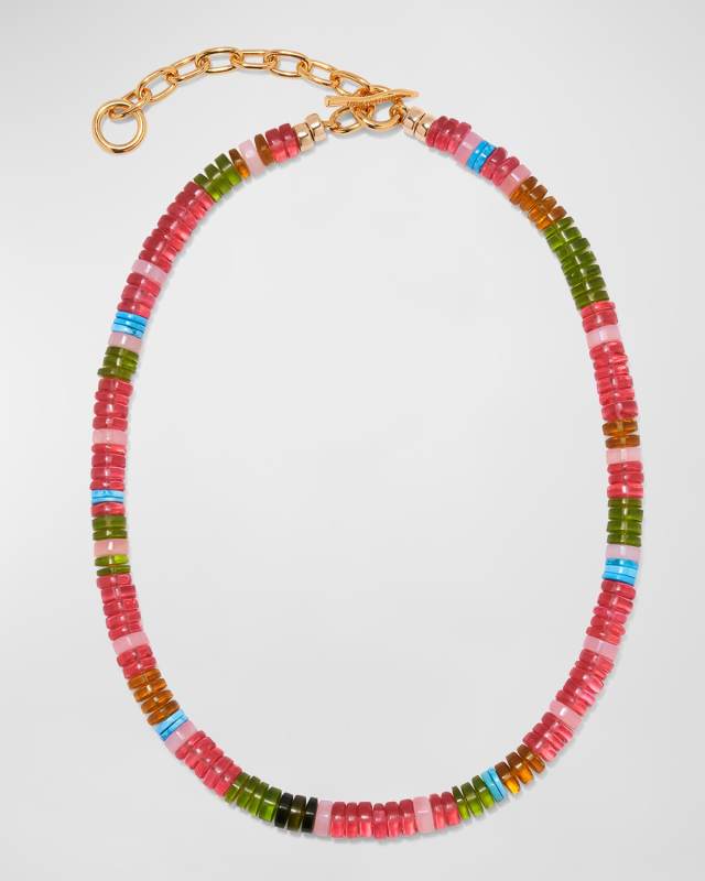 AGOSTO NECKLACE IN WATERMELON