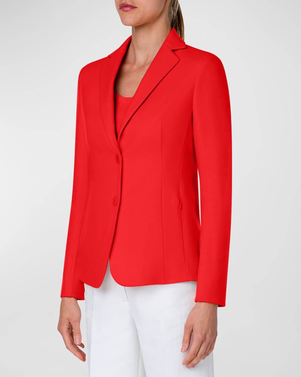 Single-Breasted Cashmere Double-Face Jacket