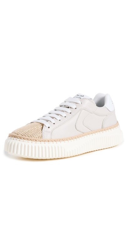 Voile Blanche Lipari Sneakers Juta/Nappa Corda-White