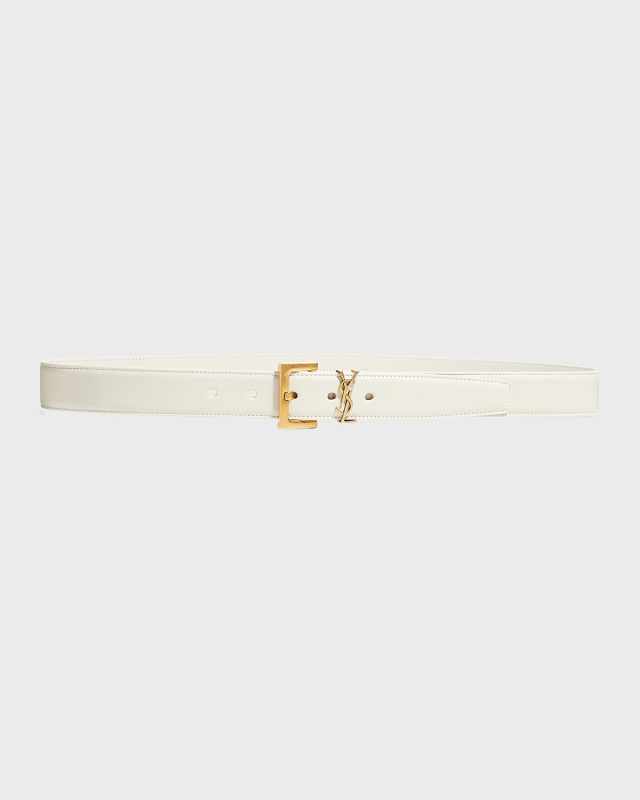 Box Laque YSL Leather Belt