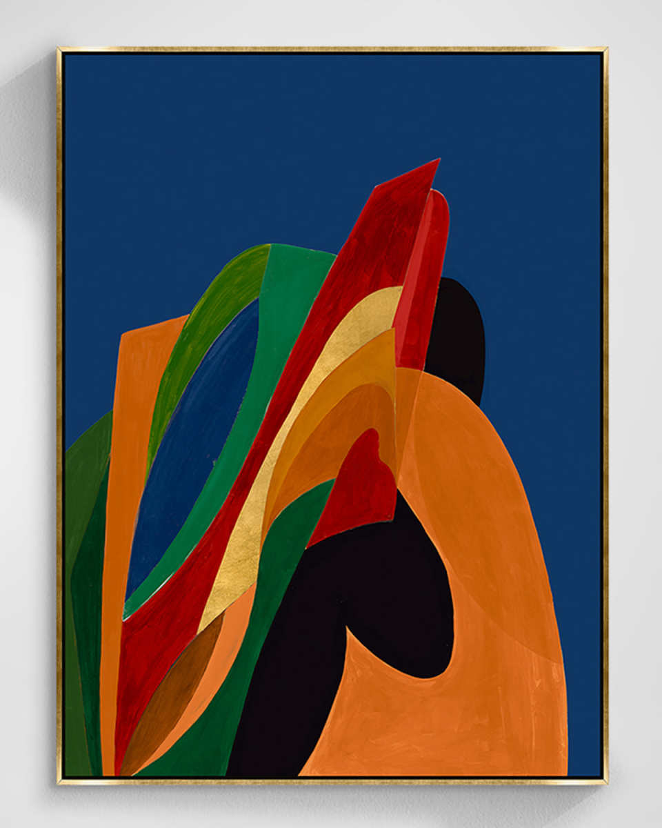 "Dream Pieces I" Framed Giclee by Jean Kenna