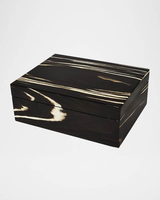 Polished Zebra Stripe Wood Box