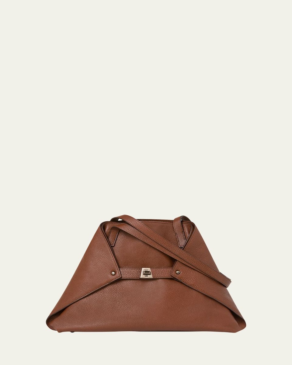 Ai Small Leather Shoulder Tote Bag