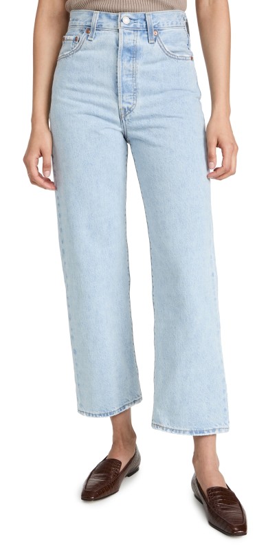 Levi's Ribcage Straight Ankle Jeans Ojai Shore