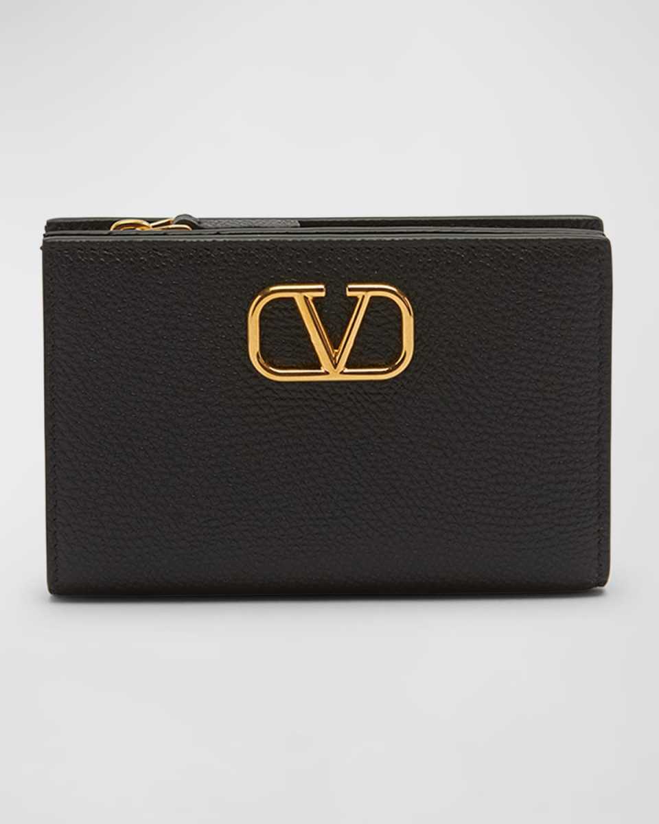 VLOGO Flap Leather Wallet