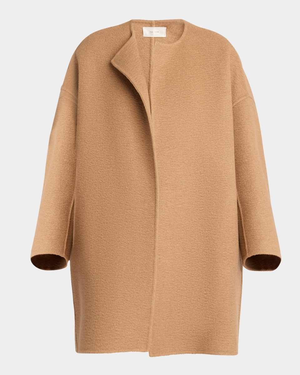 Verlain Silk-Wool Open Jacket