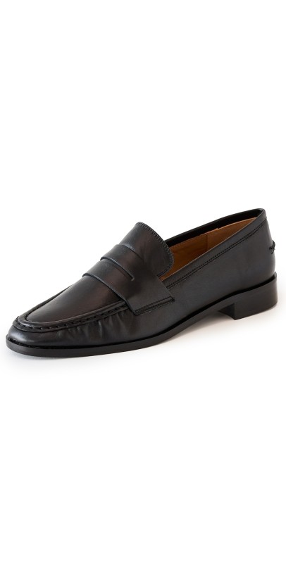 ATP Atelier Airola Black Nappa Flats Black