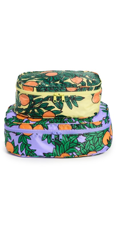 BAGGU Packing Cube Set Orange Trees