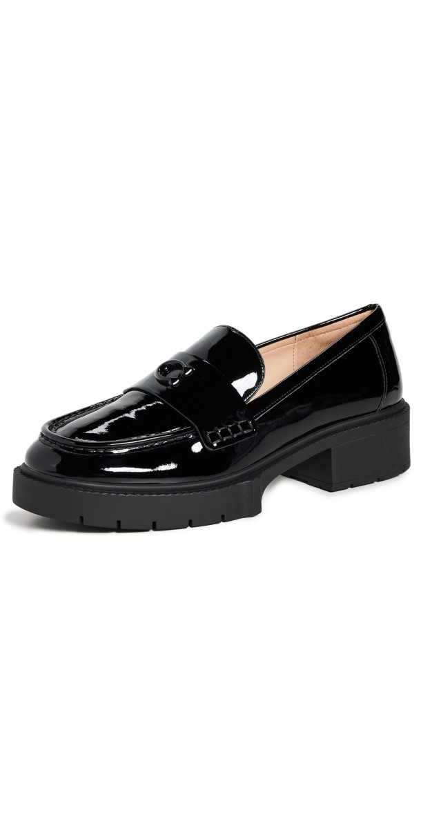 Coach Leah Loafers Black
