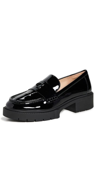 Coach Leah Loafers Black