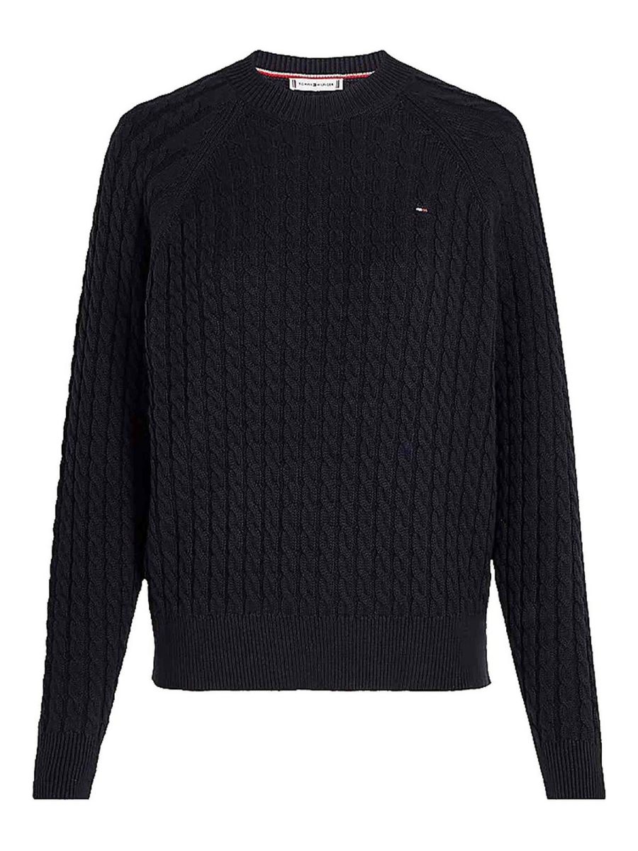 Tommy Hilfiger Pull Col Rond - Bleu