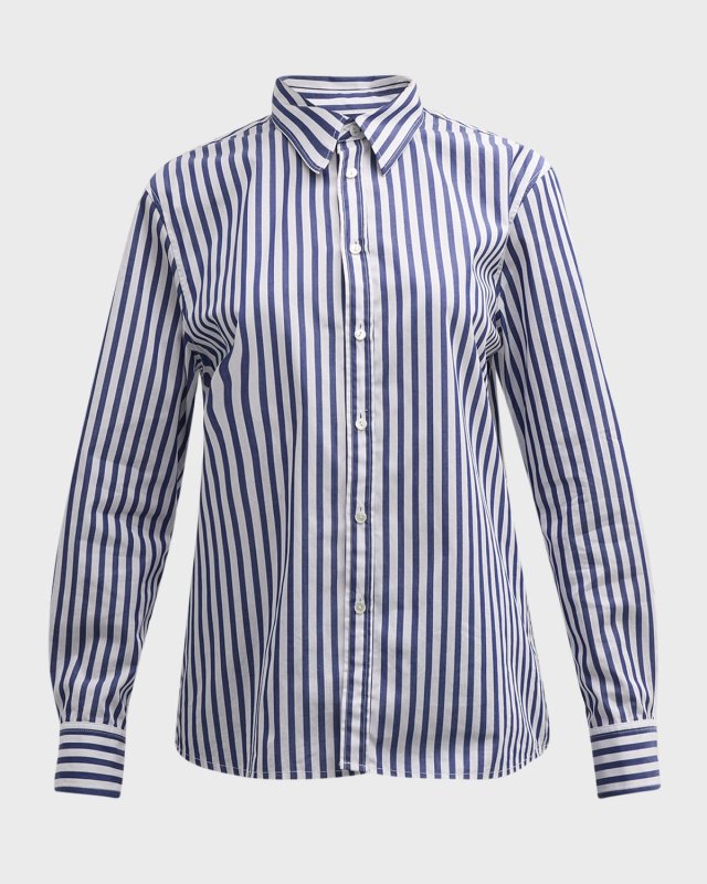 Raphael Striped Collared Shirt