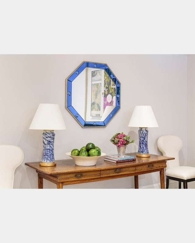 Octagonal 38" Wall Mirror