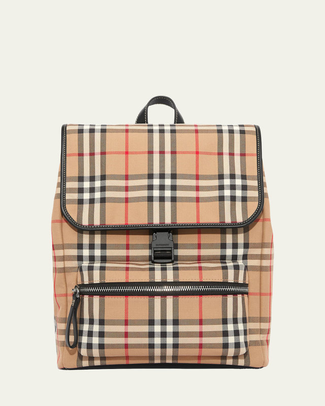 Kid's Dewey Vintage Check Backpack