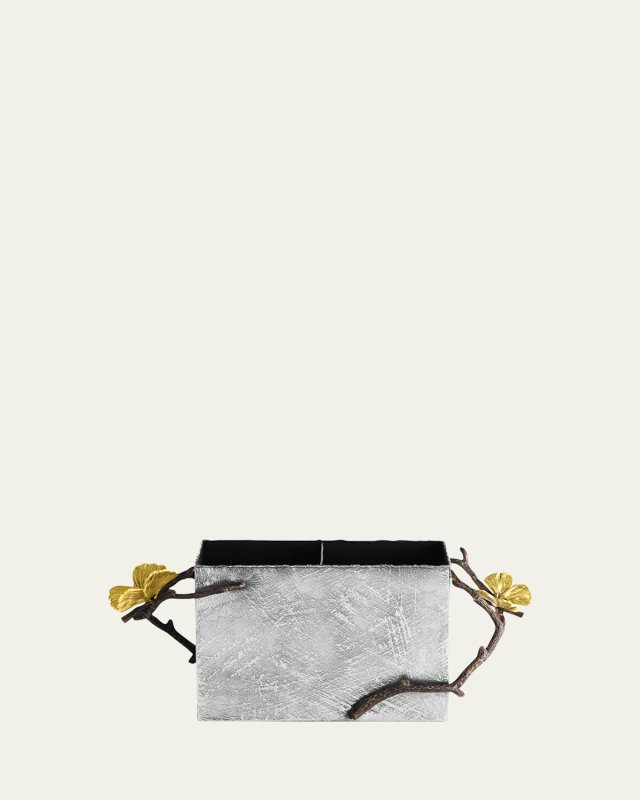 Butterfly Ginkgo Two-Compartment Cutlery Caddy