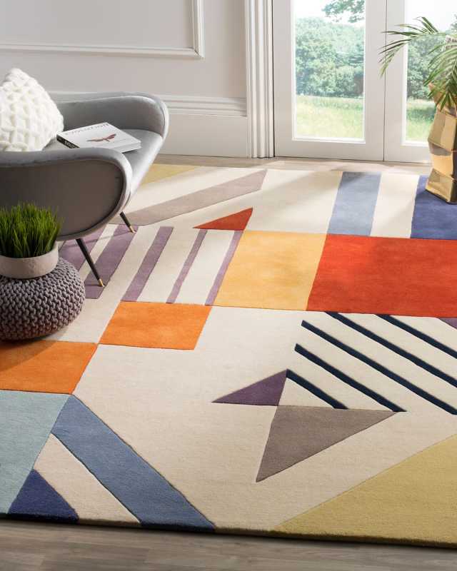 Dustan Hand-Tufted Rug, 5' x 8'