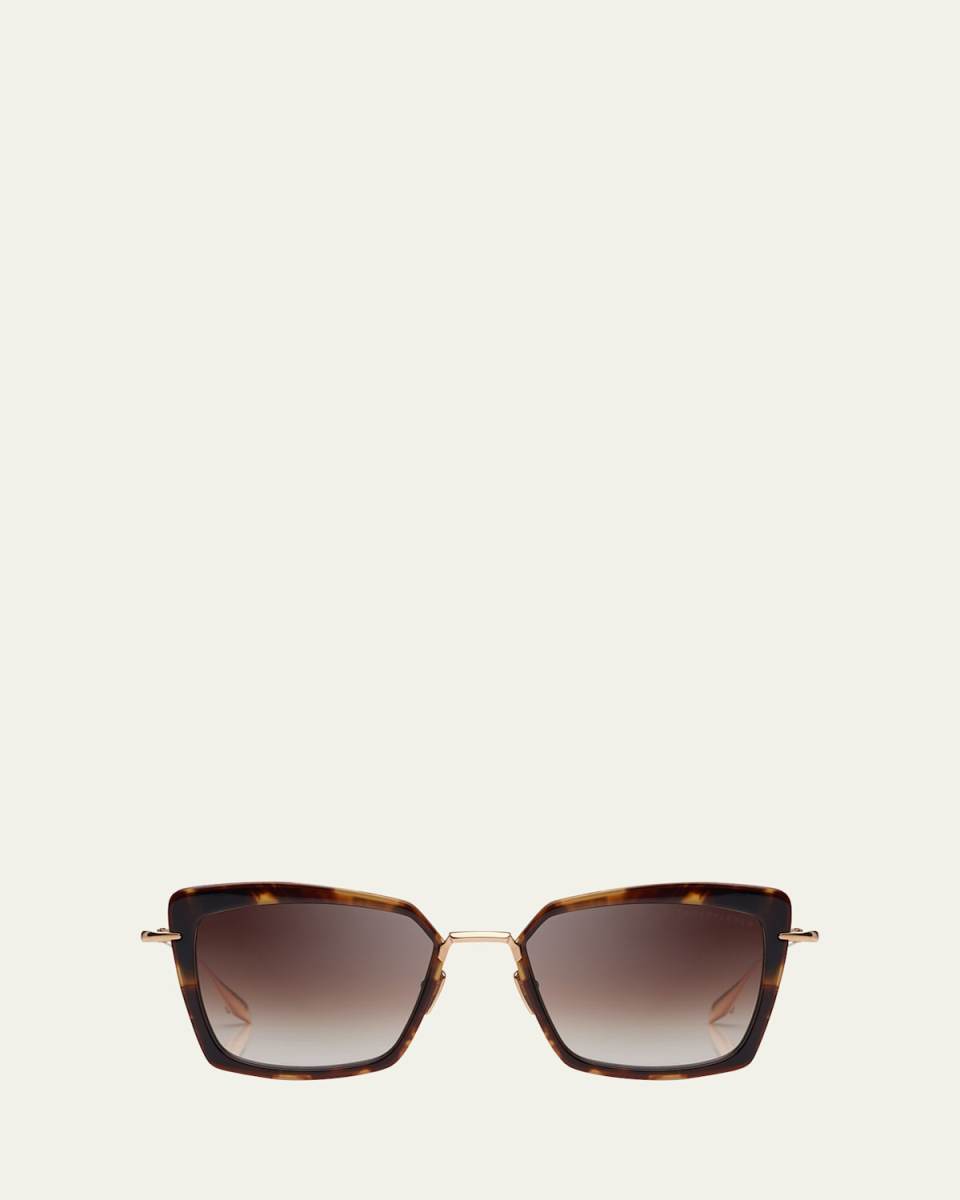 Perplexer Sleek Mixed-Media Butterfly Sunglasses