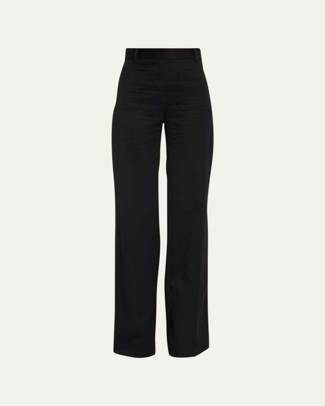 Christophe Wide-Leg Wool Trousers