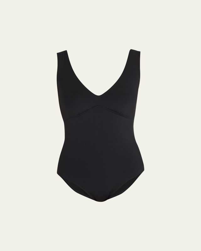 Hold Up Low-Back One-Piece Swimsuit