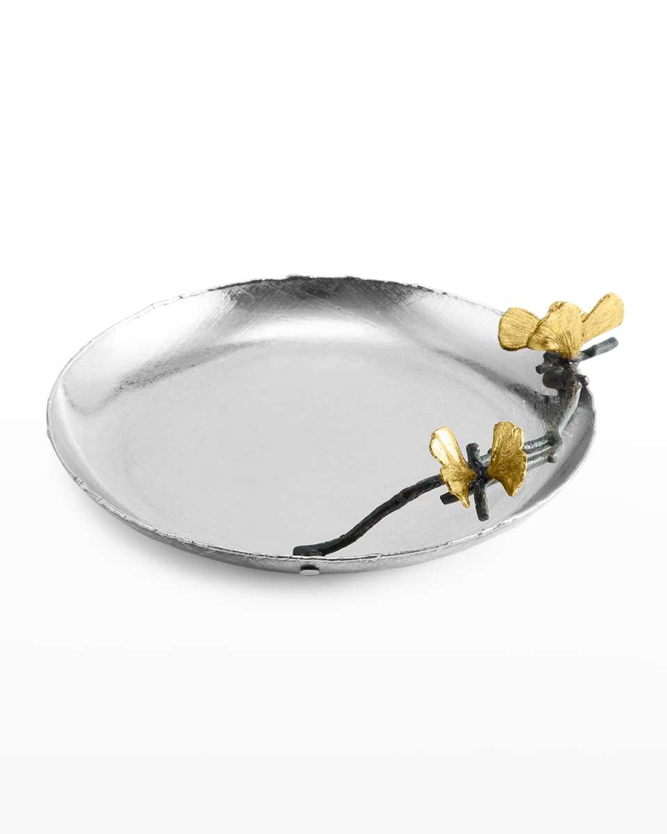 Butterfly Ginkgo Round Platter