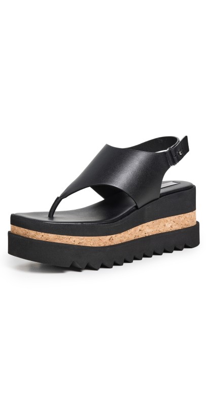 Stella McCartney Sneakelyse Alter Sporty Sandals Black