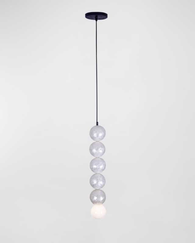 Pearls 5-Ball Drop Pendant Light