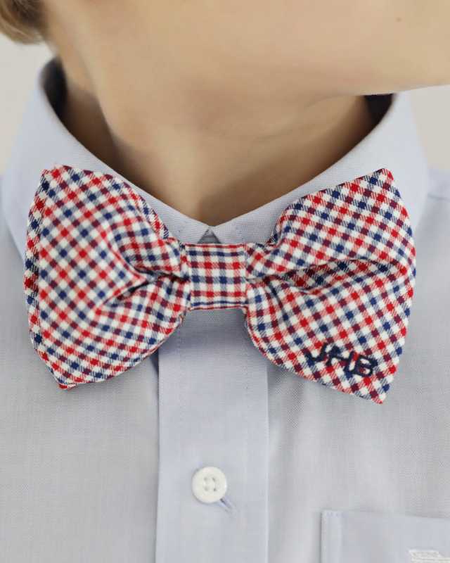 Boys' Clip-On Bow Tie - Monogram Option