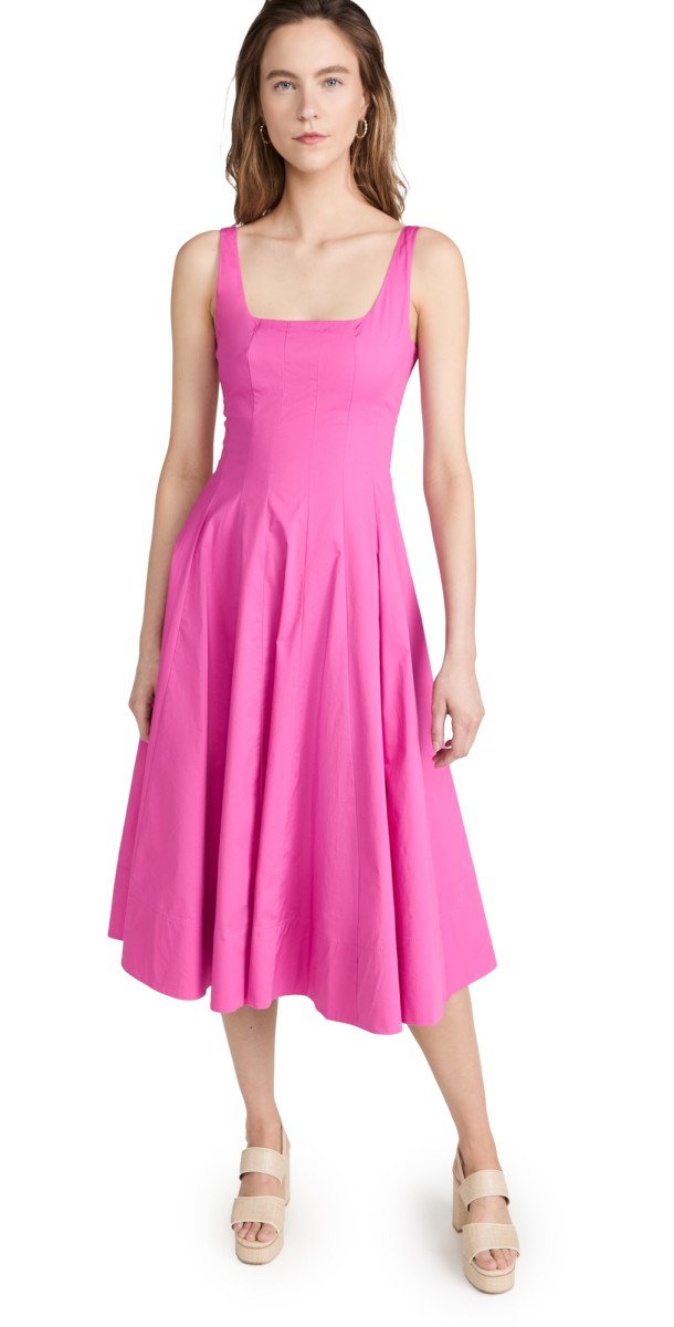 STAUD Wells Dress Peony