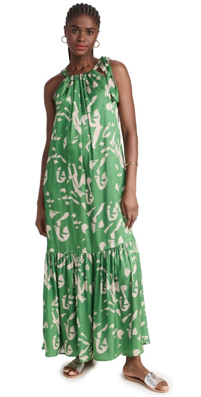 DIARRABLU Gnoor Dress Batik Vert