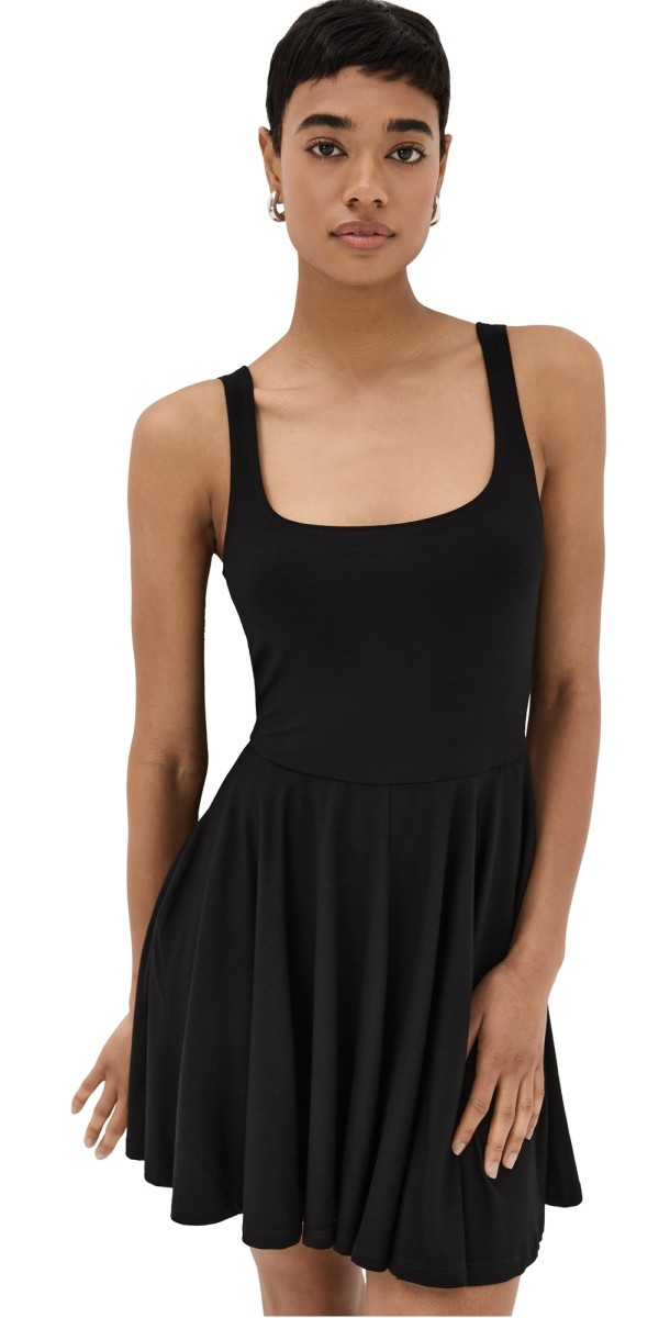 Reformation Dakota Knit Dress Black