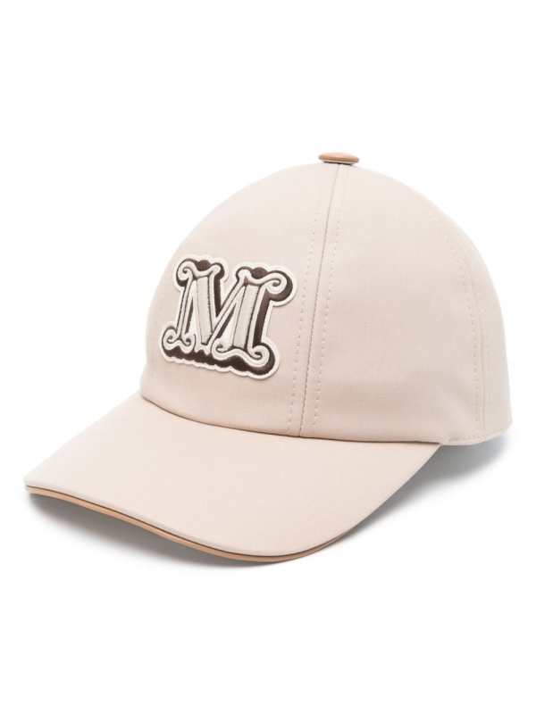 logo-appliqué cotton-blend hat