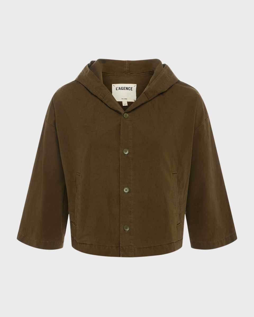 Devi Hooded Swing Coat