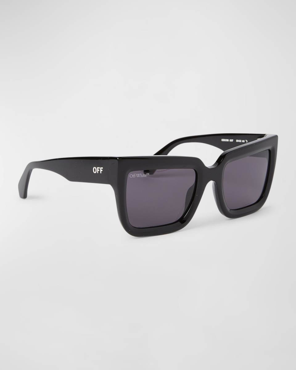 Firenze Logo Acetate Butterfly Sunglasses