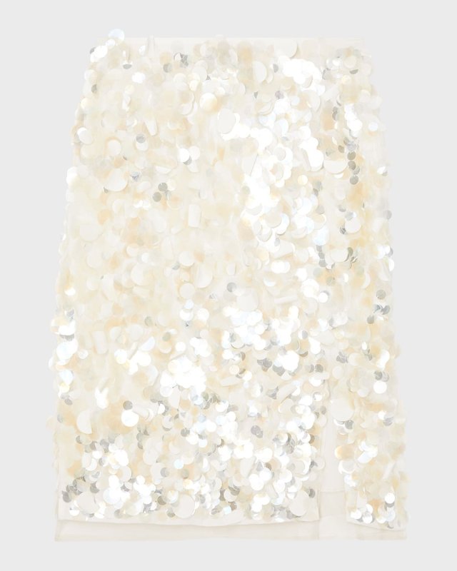 Embellished Organza Skirt