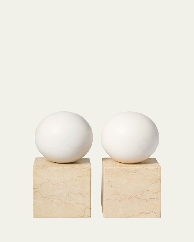 Odette Bookends, Set of 2