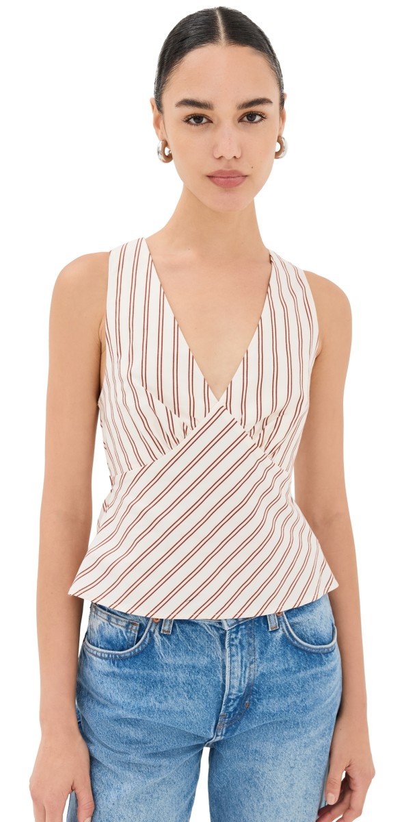 Reformation Meg Top August Stripe