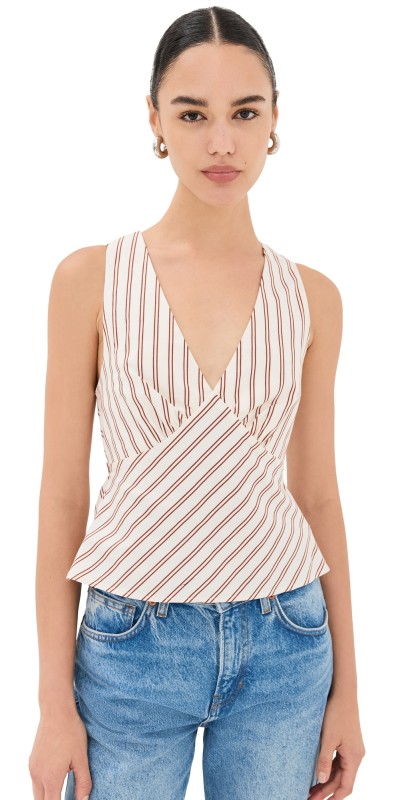 Reformation Meg Top August Stripe