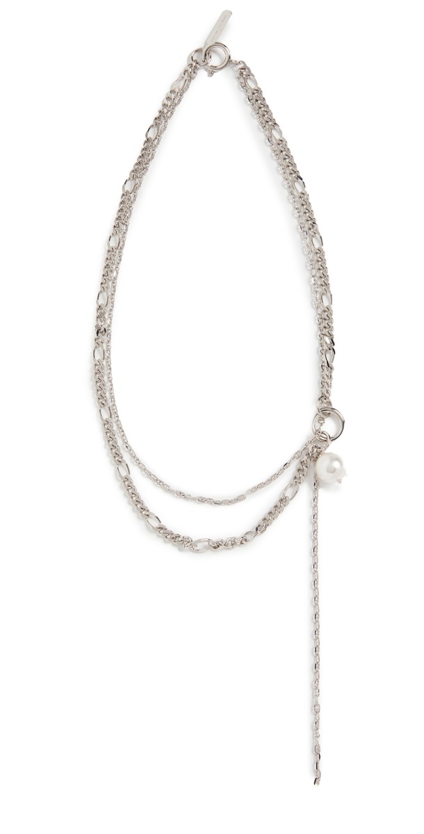Justine Clenquet Reese Necklace Silver